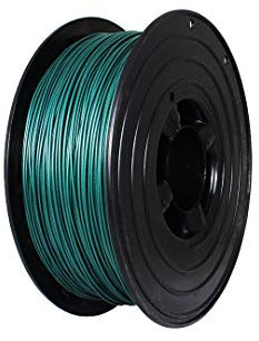 Space 3D-Druck-Filament 1,75mm 1kg in Grün-Metallic, PETG (Polyethylenterephthalat Glykolmodifiziert), 1000 Gramm