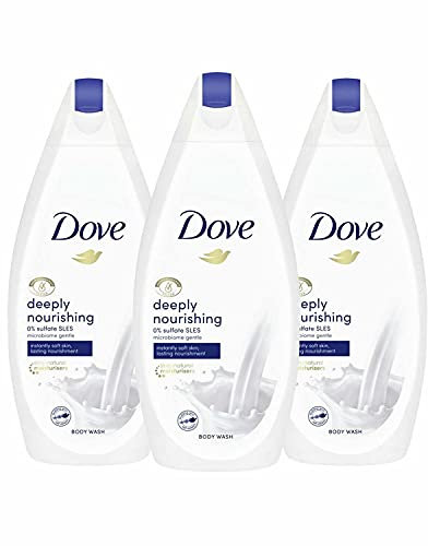 Dove Deeply Nourishing Body Wash 3x450ml