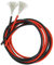 FLY RC 10 Gauge Elektrokabel 10 AWG Silikonkabel 2 Meter [1 m Schwarz und 1 m Rot] Flexibel aus verzinntem Kupferdraht Drahtseil für DIY RC Aircraft Auto Battery Clamp Cable