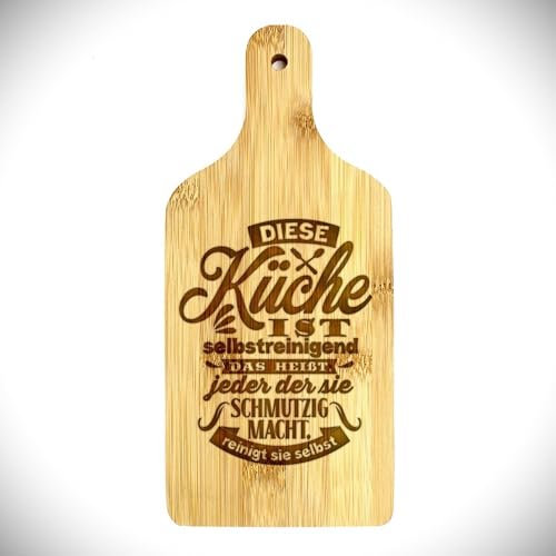 DIESE KÜCHE IST SELBSTREINIGEND... Küchenbrett. Bambusschneidebrett geölt. Fleisch-, Käse- und Gemüseschneidebrett. Ideal für Pizzastücke geeignet. Wanddekoration. Robust und langlebig.