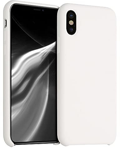kwmobile Case Compatible with Apple iPhone X Case - TPU Silicone Phone Cover with Soft Finish - Cream