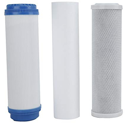 Filtro acqua a carboni attivi universale, cartuccia filtro a osmosi inversa a 3 stadi Sostituzione del filtro dell'acqua per depuratore d'acqua