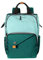 Hap Tim Mochila negra para ordenador portátil de 15,6 pulgadas, impermeable, con compartimento para ordenador portátil, para hombre y mujer (7651EU), verde