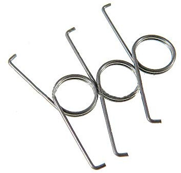 N+B 10 STÜCKE Knopffedern, Knopfauslöser-Tastenfeder, kompatibel für PS5-Controller/Playstasion 5, Metallgriff, Feder, Ersatz, Auslöser, Ersatzteile, Controller-Federn, Montagezubehör