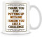 MUGGZ Mug Gift for Friend/Friendship - Thank You for Putting Up with Me. I Know You Like A Challenge. – Custom Funny Coffee Mug – Unique Gift for Friends & Family