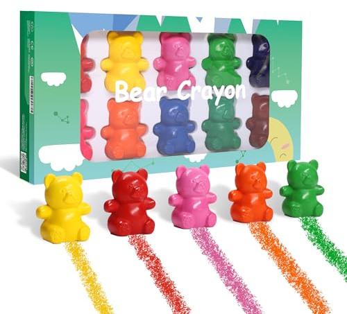 MASSRT unzerbrechliche, ungiftige, waschbare Buntstifte für Kleinkinder und Babys