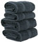 TRAMAS+ 4er-Set Premium Handtücher 700 g, 100% Baumwolle, 2 Handtücher 50x100 cm und 2 Badetücher 70x140 cm, extra weich, schnelltrocknend und sehr saugfähig - Mintgrün