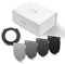 Haida Ensemble de Filtre ND pour Objectif Arrière - ND8 ND16 ND64 ND1000 Kit de Filtres à Densité Neutre avec Bague d'adaptation pour Objectif Sigma DG HSM Art pour Canon EF