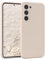 EAZY CASE - Silikonhülle für Samsung Galaxy S23 Plus Hülle Silikon Case Beige weich stoßfeste Handyhülle Galaxy S23+ Schutzhülle mit Kameraschutz Dünn Premium Schutz Cover TPU Phone Bumper in Taupe