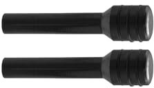 MACHSWON 2pcs Car Door Lock Knobs Interior Door Lock Knob M4x0.7mm Thread Black Aluminum Alloy Inner Door Lock Pull Pins Universal for Vehicles with Hole