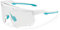 ROCKBROS Selbsttönend Sonnenbrille Fahrradbrillen Photochromatische Sportbrille für Damen und Herren UV400 Schutz TR90 Rahmen Radsport Weiß