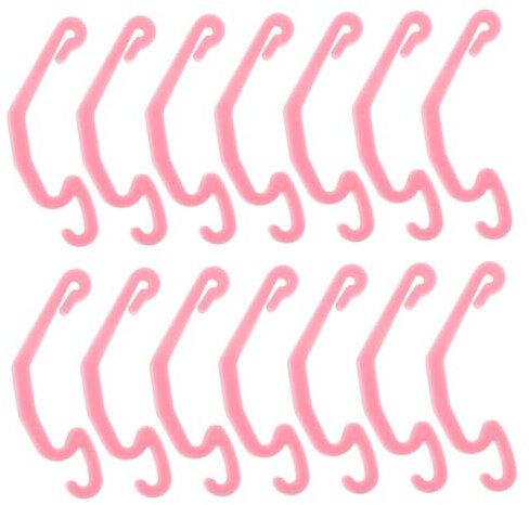 BESPORTBLE 20pcs Rabbit Cage Wire Cage Snap Clips Wire Crate Door Lock Bird Door Latch Crate Buckles Clips Hamster Lock Bird Buckle Pp Material Pink