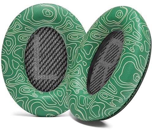 Almohadillas de Repuesto WC Wicked Cushions compatibles con los Auriculares Bose QuietComfort 35 (QC35) y QuietComfort 35ii (QC35ii) y Otros - Mayor Comodidad y Durabilidad | Emerald Tide