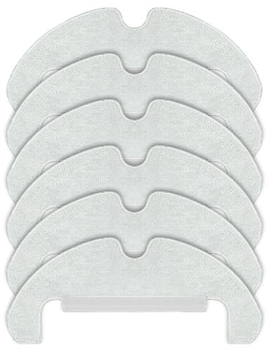 Rrochio Chiffon pour Dreame D10 Plus Gen2, 6 Accessoires Serpillière pour Aspirateur Dreame D10 Plus, D10s Plus, D9 Plus, Z10 Pro Lingette de Nettoyage Rechange