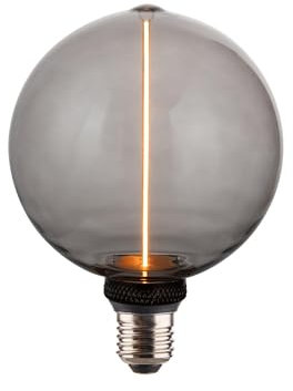 PR Home of Scandinavia EDGE LED G125, Smoky 166x125mm E27 (Schwarz)