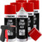 TECPO 6X Zinkspray Metall Alu Hell, 400ml Zink Alu Spray Rostschutzfarbe Korrosionsschutz Rostschutz Beschichtung Grundierung Korrosionsschutzmittel Metallschutzlack + Pistolengriff