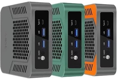 MeekRhynche Mini PC Gamer Ryzen 7 7840HS,Windows 11 Pro Gaming Computer, USB4.0/HDMI2.1/DP1.4, Dual DDR5 PCIe4.0, 2.5G LAN, WiFi 6E, Ultra Compact Desktop for Work & Gaming 32GB DDR5 512GB NVMe