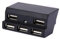 Straße Game Hub USB 5 puertos para Sony PS4 Pro Playstation 4 - 4X USB 2.0 + 1x USB 3.0 - LED, compacto, negro - Compatible con mandos, teclado, auriculares