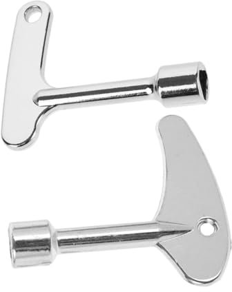 Holibanna 2Pcs Spanner Key for Outdoor Trash Bins Ergonomic Design for Comfortable Grip Compatibility with Gas and Electric Boxes for Waste Management