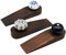 Nicola Spring Traditional Vintage Wooden Door Wedge Stop Block Stopper Doorstops - Set of 3 Different Designs