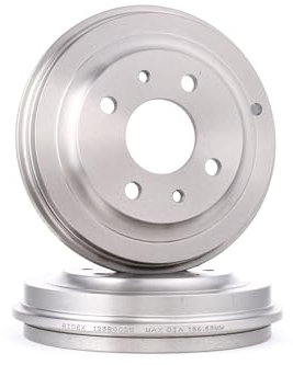 2xRIDEX Bremstrommel 123B0025 hinten Seicento / 600 Schrägheck (187_)