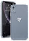 Micoden for iPhone XR Phone Case Cute Girls Silicone Shockproof Protective Bumper Cases with Love Heart Pattern Design for iPhone XR Grey