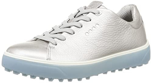 ECCO Damen Tray Golfschuh, Aluminium Silber Arona, 39 EU