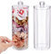PH PandaHall 2 pz Porta Scrunchie Organizzatore Acrilico Fermacravatta per Capelli Organizer Stand con Coperchio Portatile Fascia per Capelli Espositore Accessori per Capelli Estate 6.9x19.5 cm