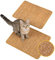 Conlun Kratzmatte Katze Wand,Natürlich Sisal Kratzteppich Katze,Horizontale Kratzmatte für Katzen,Katzenboden Kratzpad,Katzen Kratzmöbel,Ecken Kratzschutz für Sofas&Couch(XS, 40x30 cm)