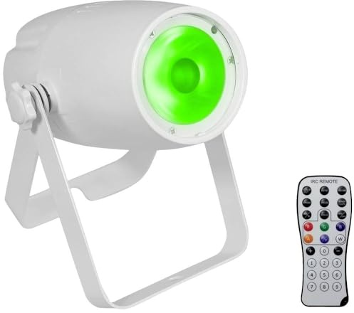 EUROLITE LED PST-10 QCL Spot ws | LED-Pinspot mit COB-LED und DMX-Steuerung sowie IR Fernbedienung
