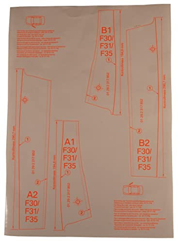 BMW F30 F31 F80 Vorne Türdichtung Passform Vorlage Führung 01292317852 Neu Genuine