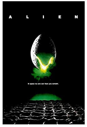 RIKCAT Filmposter Alien 1 Leinwand Poster Schlafzimmer Dekor Sport Landschaft Büro Zimmer Dekor Geschenk Unrahmen-Stil 30 x 45 cm