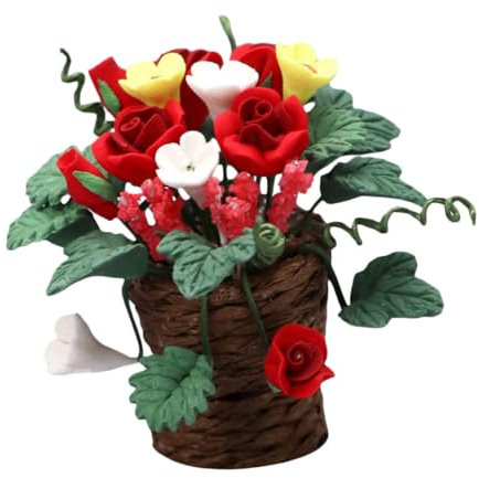 Yardwe 1 Stück Mini-Möbel-Pflanzgefäße Innenlandschaft Miniaturen Garten Miniatur-Pflanzgefäß Dekorationen Botanisches Miniatur-Ornament Miniatur-Zeug Zwergtopf Heimdekoration