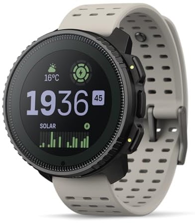SUUNTO Vertical Montre Connectée Sport Homme, 95+ Sports, Tracker d'Activités GPS, Smartwatch Intelligent Soins de Santé 24/7, Cardiofréquencemètre, Altimètre, Baromètre, Chargement Solaire Optionnel