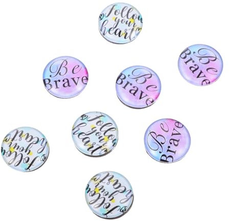 OFFSCH 8stücke Motivations Kühlschrankmagnete Runde Inspirierende Zitate Für Küche Und Büro Magneten Für Und Dekoration Für Whiteboards Und Schließfächer
