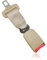 MOPZIJA Attacchi Gancio Cintura Sicurezza Ricambi Auto Compatibile con il 95% delle auto,23cm (Beige)