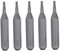 T5 Torx Bit del cacciavite Impostare 5 pcs, kit di bit driver di precisione gambo da 28 mm per riparazione elettronica, laptop, telefoni, orologi e piccoli viti