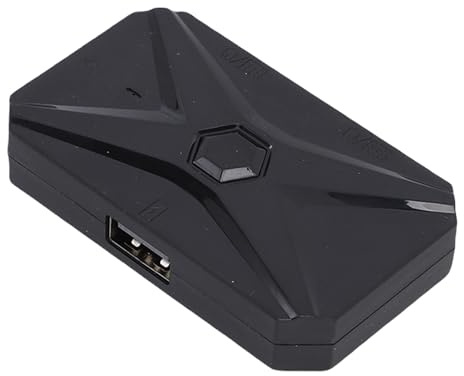 Jectse Convertisseur de Souris de Clavier de Jeu, Adaptateur de Jeu Mobile pour Les Tablettes de Téléphones, Prend en Charge Le Moteur de Cartographie personnalisé, la Fiche et Le Jeu,