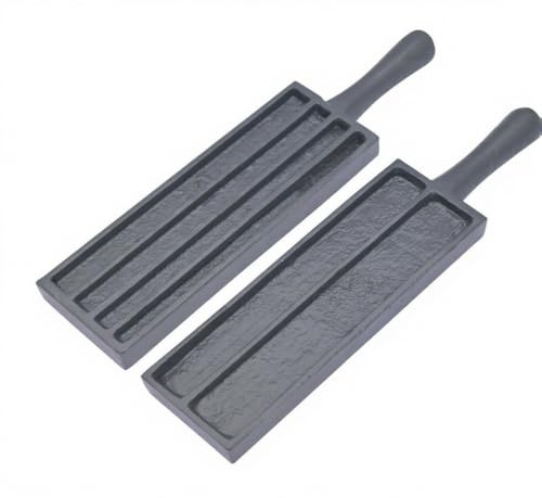 Cast Iron Wire Ingot Mould, 6-in-1 Double Sided Casting, Non PVC, 11 Inch, Jewellery Crafts