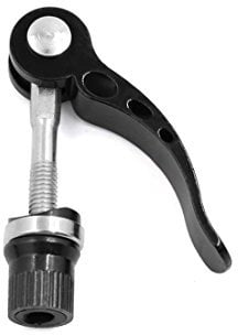 sourcing map Black Bicycle Bike MTB Post Quick Release Clamp Binder Skewer Bolt