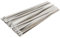 Gocableties 100 Pack of Stainless Steel Cable Ties, 200mm x 4.6mm, 316 Marine Grade Metal, Self Locking Exhaust Wrapping Ties, Workshop, Garage, Car Repair