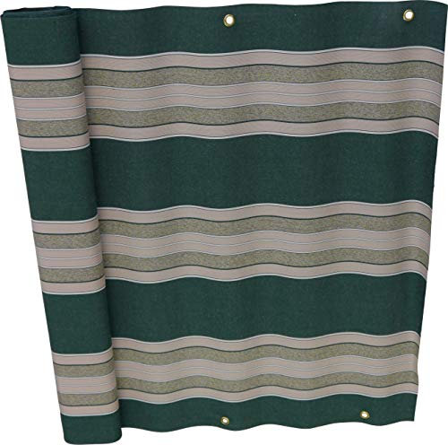 Angerer Freizeitmöbel GmbH Balkonbespannung Exklusiv (90 cm hoch, Länge: 6 Meter, Grün-Beige)