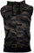 ROCK-IT Apparel Zipped Hoodie ärmellos für Herren Sleeveless Fitness Kapuzenpullover Männer Sweater Trainingsweste Sweatshirt Tank Top S-4XL Farbe Dark Camo 4X-Large