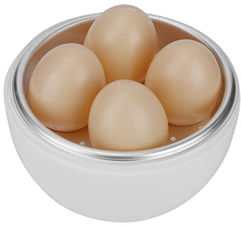 AUNMAS Aluminium-Kunststoff-Verbund-Eierkocher, 16x13cm Mikrowellen-Eierkocher 4 Eier Backofen Eierkocher Home Kochutensilien Küchenzubehör