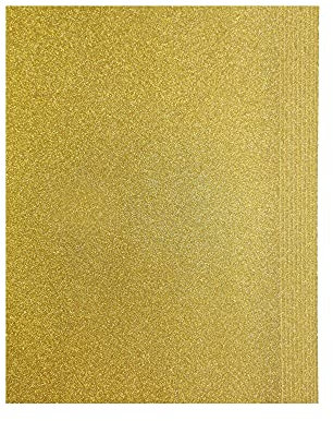 Goldfarbene Glitzerkarten, 250 g/m², A4, 10 Blatt, buntes Papier, Bastelpapier, funkelndes Papier für Kunstarbeiten, Party-Dekoration (Gold 10 Blatt)