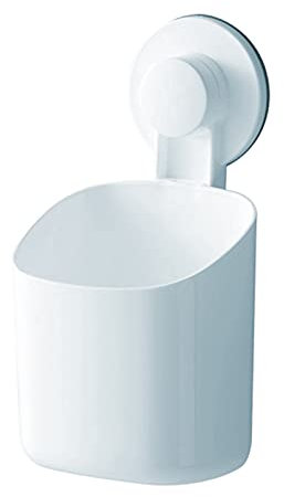 VALINK Toothbrush Holder Wall Mounted, Bathroom Toothbrush Toothpaste Stand Organizer Plastic Suction Cup Punch Free Storage Rack