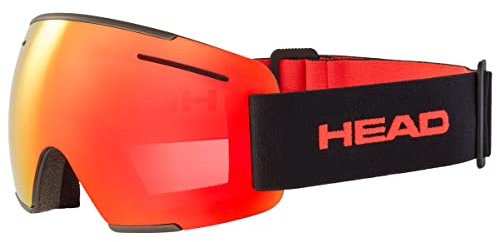 HEAD Unisex – Adult F-LYT Goggles Skibrille, rot/schwarz, L