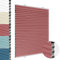 Allesin Wabenplissee ohne Bohren Verdunklung Thermo Doppelplissee Klemmfix Zweifarbig Weinrot-weiß 90x130 cm (BxH) 100% Blickdicht, Sonnenschutz & Schallschutz Plisseerollo für Fenster & Tür