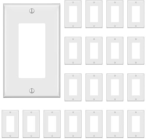 TAKETEK Placche da parete decoratrici, coperture per interruttori della luce a pala, piastre da parete per interruttori della luce a bilanciere o prese di corrente, copertura decorativa elettrica,