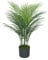 Melli Welli Künstliche Palme mit 12 Stämmen, 61 cm, 61 cm, künstliche tropische Palmenpflanzen im Topf für drinnen und draußen, Haus, Büro, Garten, moderne Dekoration, Einweihungsgeschenk (1 Stück)